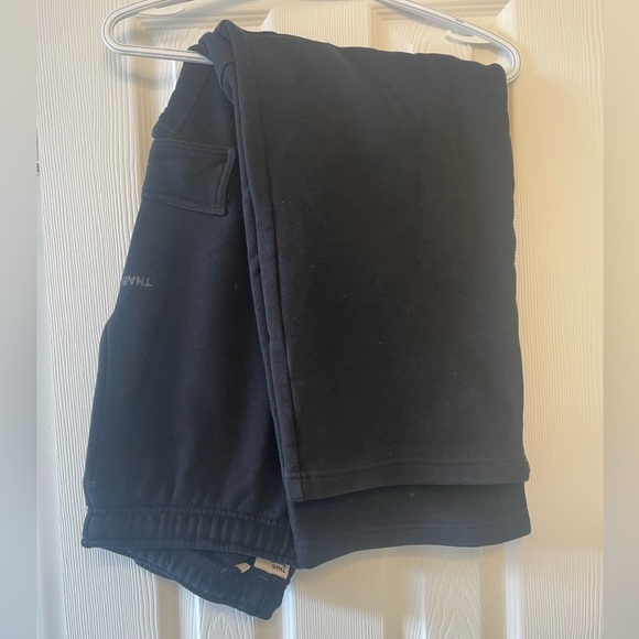 Black TNA Cargo Sweat Pants Size: Large - Picture 1 of 1